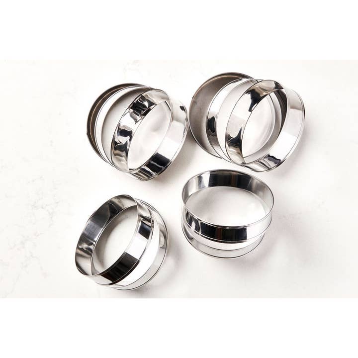 HIC - Harold Import Co. - Wholesale Kitchen Tool/Gadget - King Arthur Baking English Muffin Rings Set Of 124