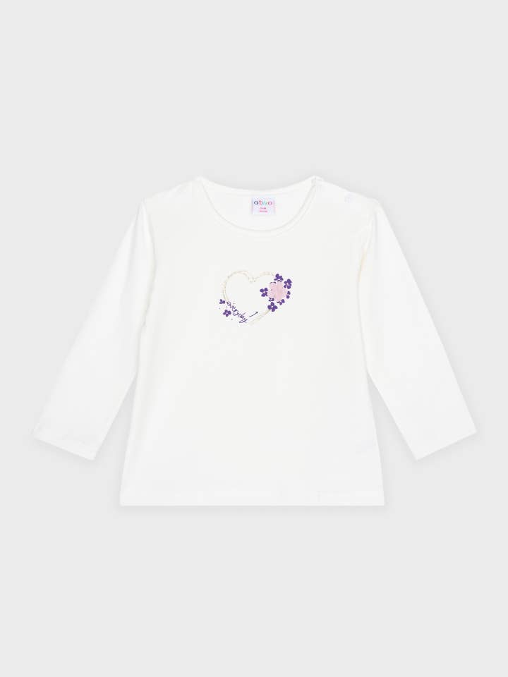 Ativo Kids - Wholesale T-Shirt - Baby - BG-ND8219-12 - Long Sleeve T-Shirts for Baby Girl1