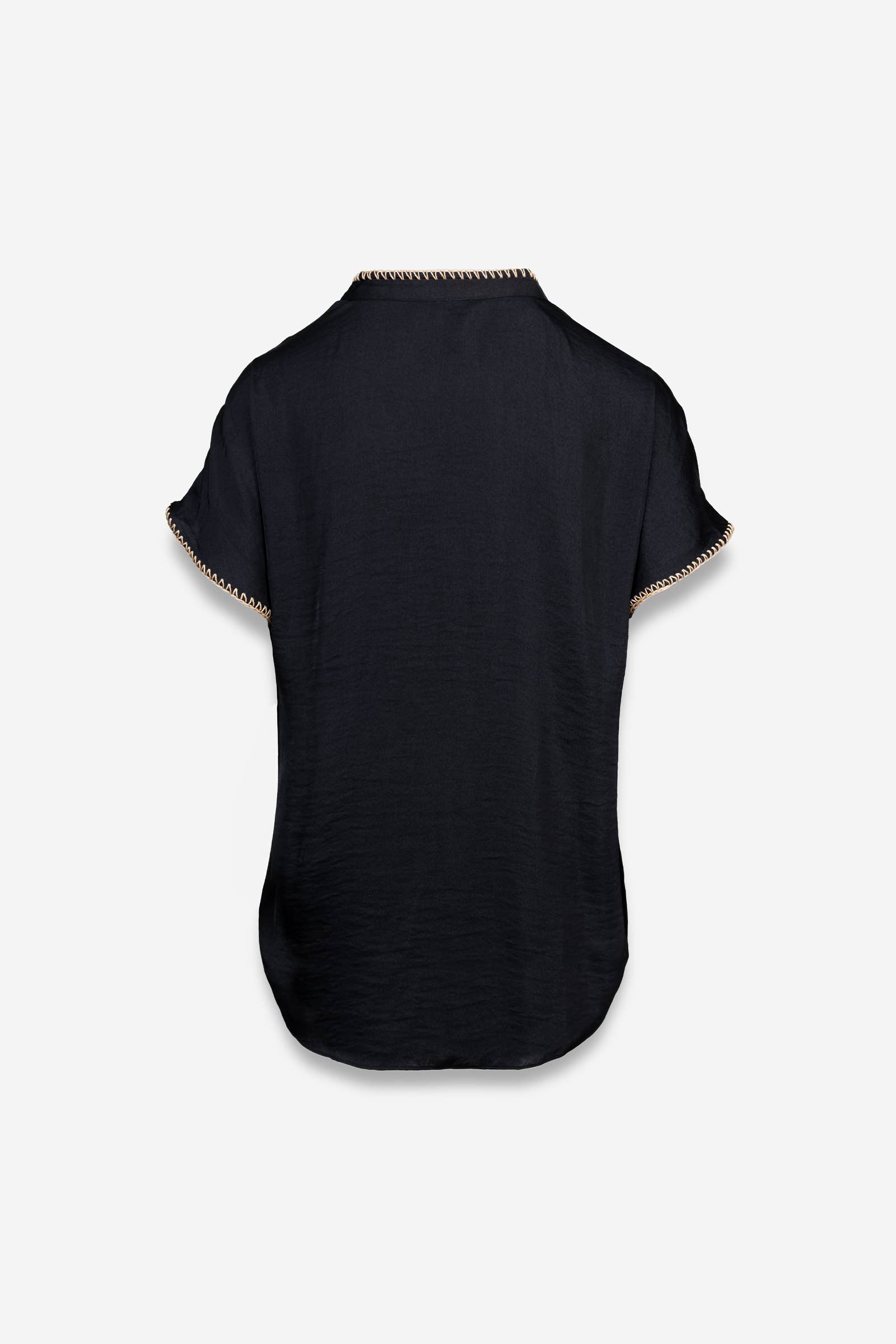 Naked Zebra - Venta al por mayor Blusa - Mujer - Blusa regular con hombros caídos y pespunte.19