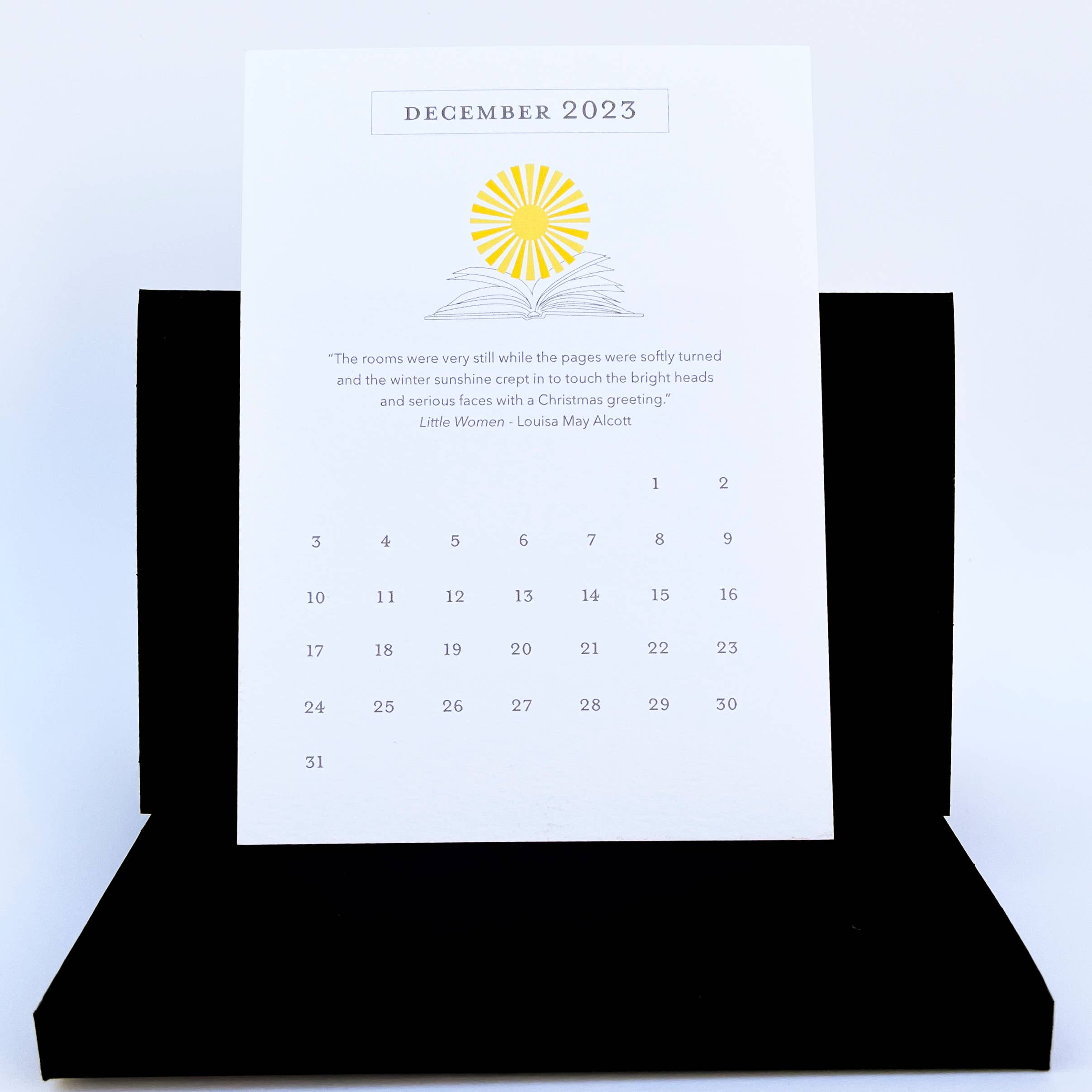 Scad Calendar 2023 Quick Brown Fox Letterpress Wholesale Products | Buy With Free Returns On  Faire.com