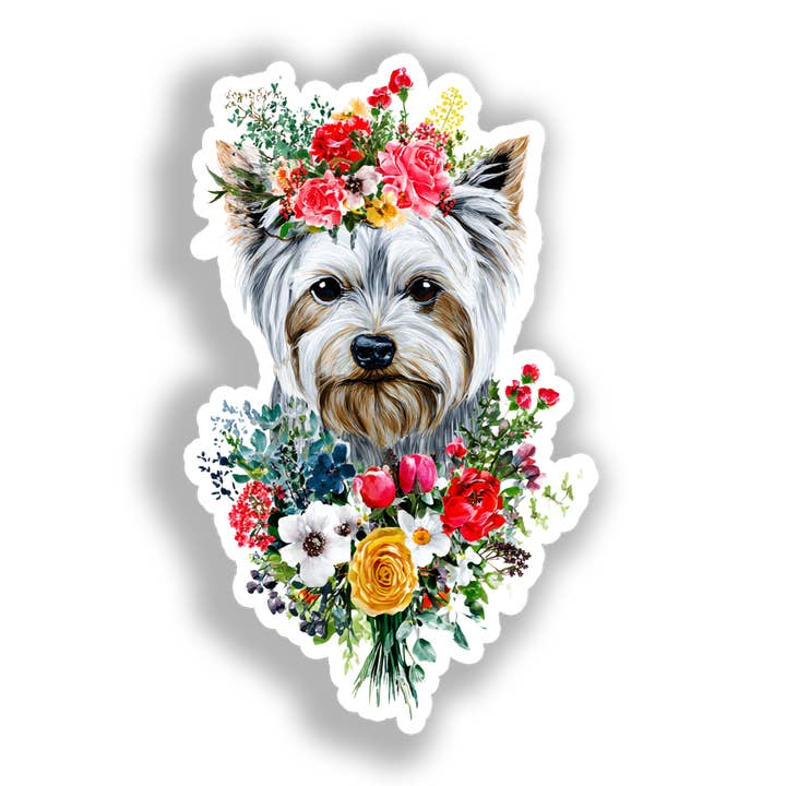 Autocolante de Cão Yorkshire Terrier # A017151 por atacado de Yoonek Graphics