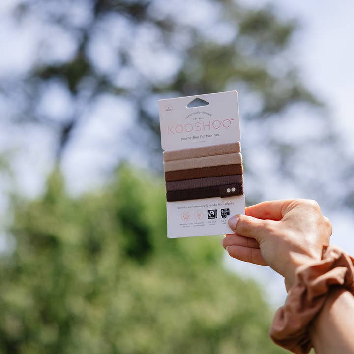 KOOSHOO - Wholesale Hair tie - Plastic-free Biodegradable Hair Ties - Earth Tints2