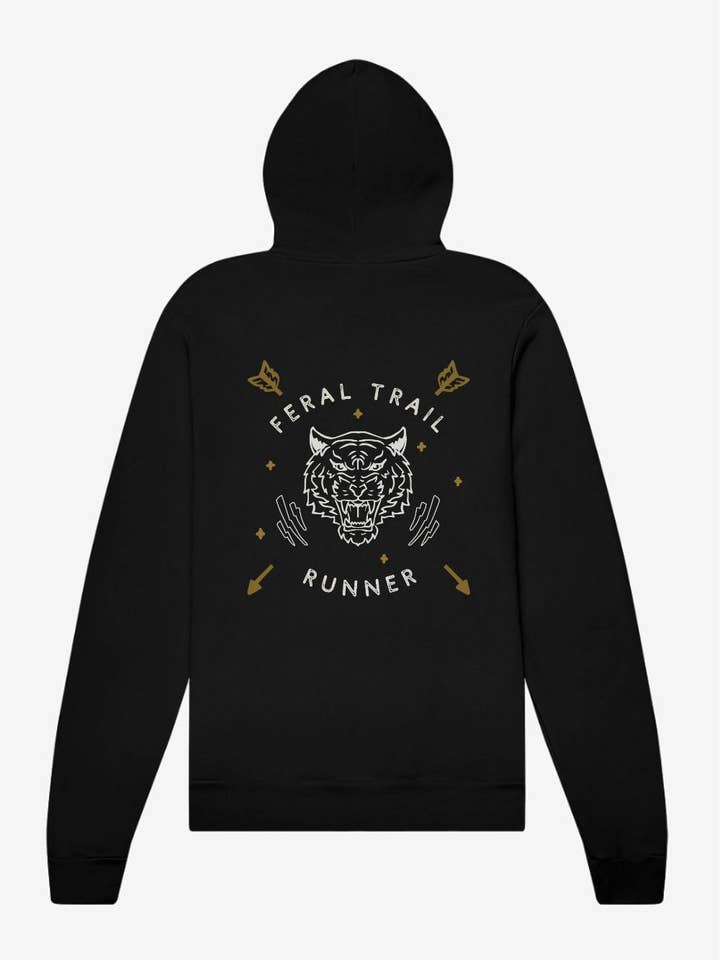 Felpa con cappuccio Feral Trail Runner per la vendita all'ingrosso da parte di Sarah Marie Running Co