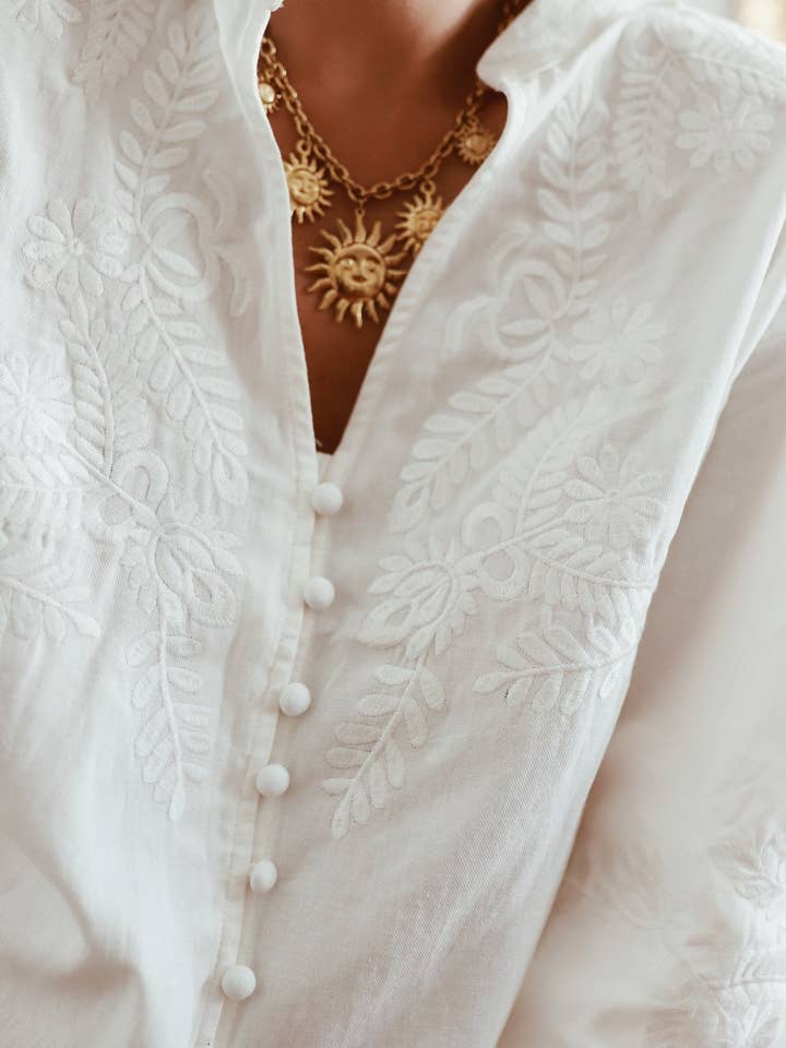 Maison Sajes - Wholesale Button Down Shirt - Women's - Alba blouse
