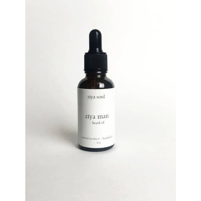 Ziya Soul Co - Venta al por mayor Productos para cuidado de la barba - Aceite para barba Ziya Man, 1 oz