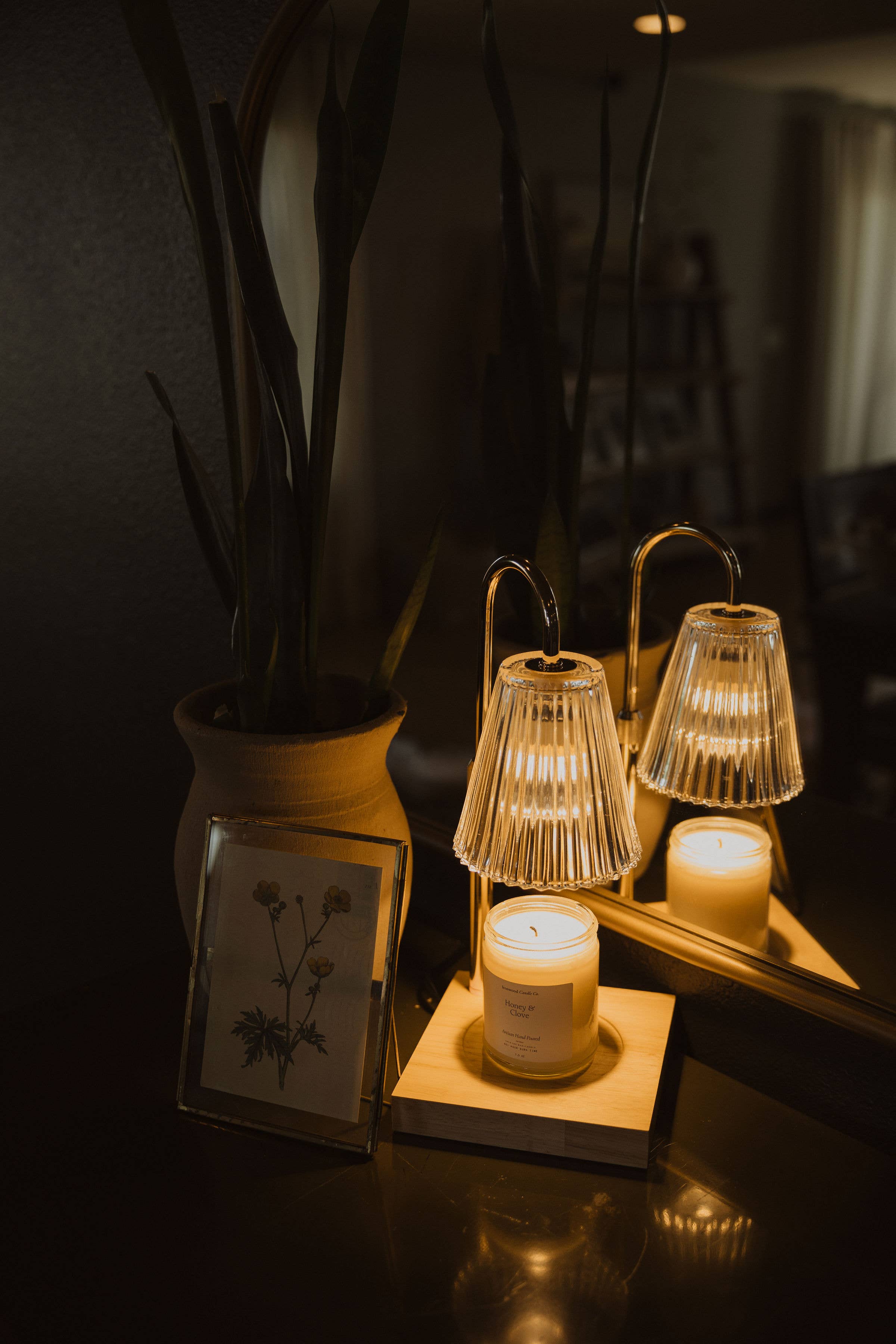 Ironwood Candle Co. - Wholesale Wax Warmer - LAMP CANDLE WARMER - Dimmable, Timer, Adjustable6