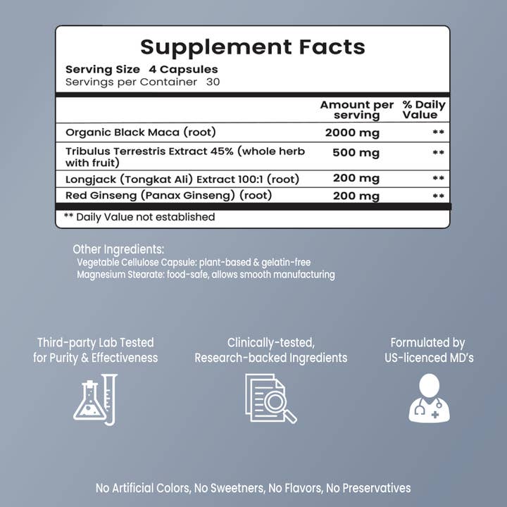 VB Health - Wholesale Oral Supplement/Vitamin - Drive Boost: Endurance, Performance, & Libido Support