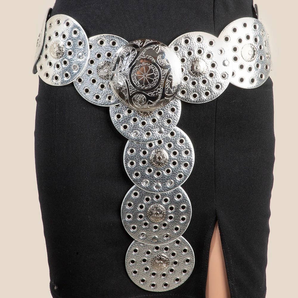 Anarchy Street - Vente Ceinture – femme - Ceinture à chaîne à œillets en similicuir10