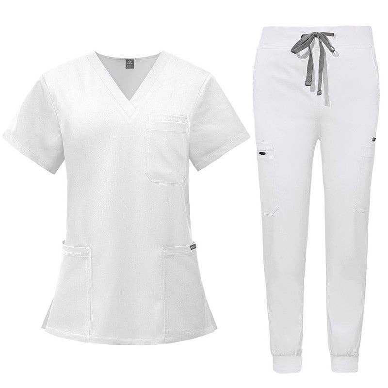 Sheer Trend - Wholesale Healthcare Uniform - Women's - Solid Color Nurse Uniform Set2