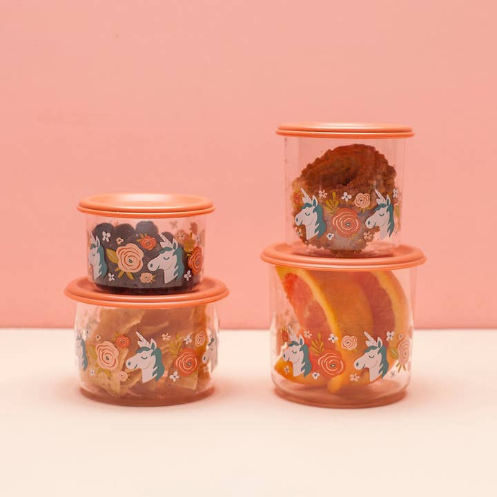 Sugarbooger by Ore’ Originals - Wholesale Lunch Bag/Box - Kids - Good Lunch Snack Containers | Unicorn | Small