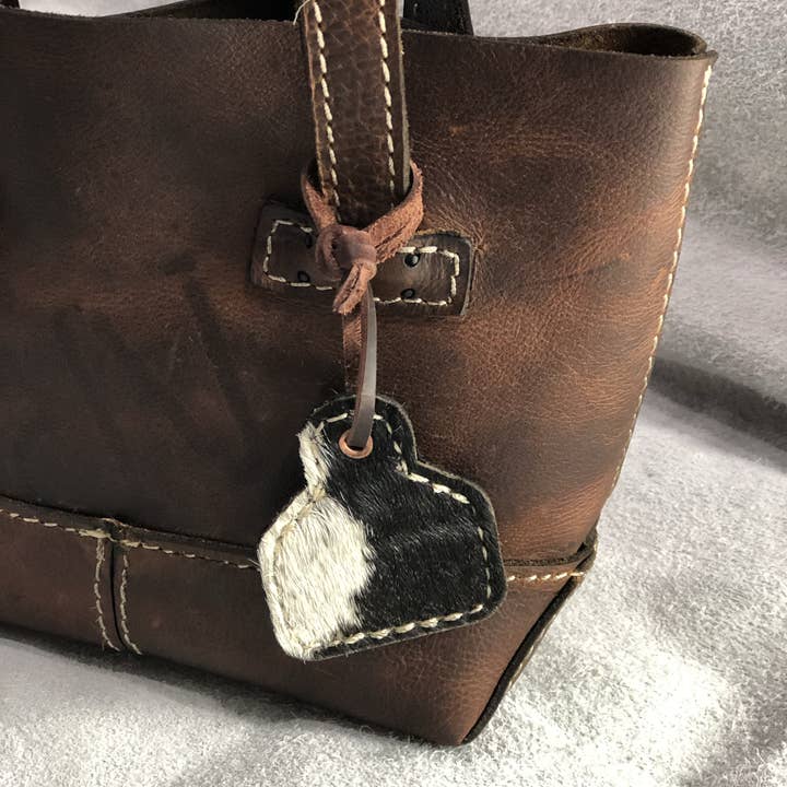 NDesigns Leather - Wholesale Tote Bag - Women's - "Little Mia" Leather Purse - Brown Leather1