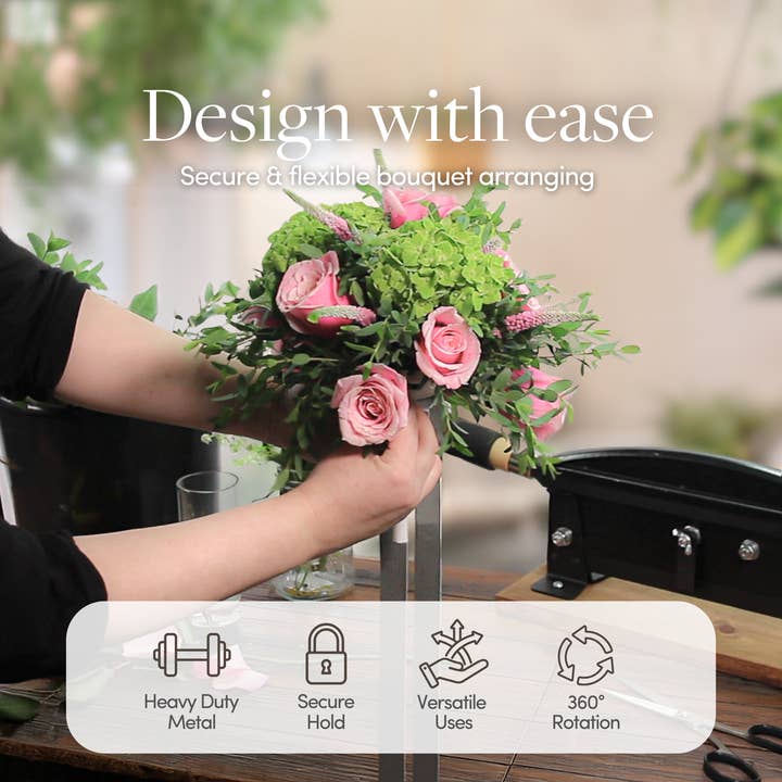 Jacobson - Wholesale Garden Tool - 17.25"L Flower Bouquet Holder Clamp - Floral Supplies1