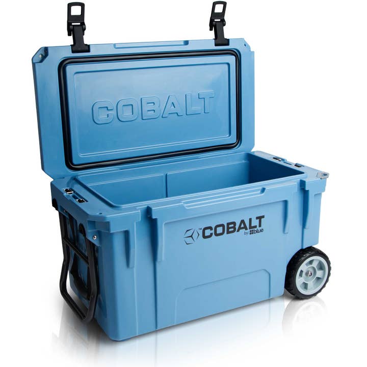 Caddis Sports - Wholesale Cooler/Cooler Bag - Cobalt 55 Quart with Wheels Roto-Molded Super Cooler