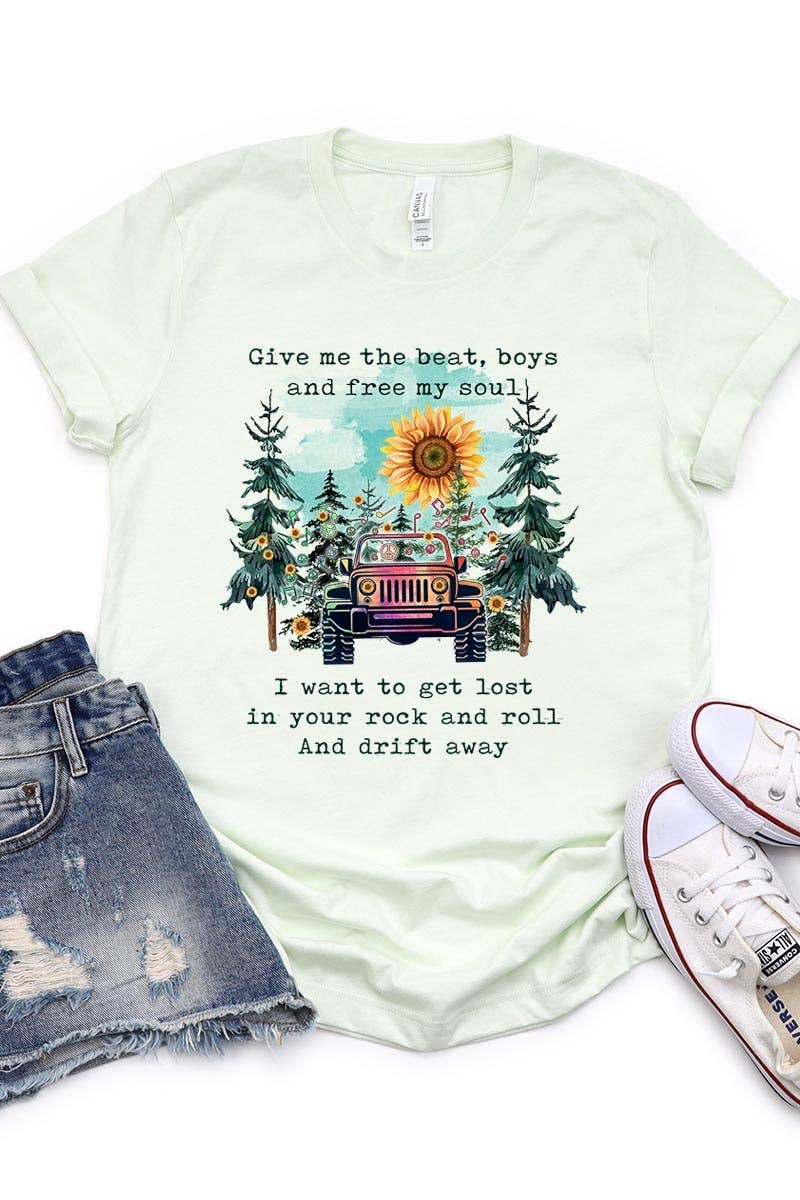 COLORBEAR - Vente T-shirt à imprimés – unisexe - DONNEZ-MOI LE RYTHME T-SHIRT UNISEXE À MANCHES COURTES20