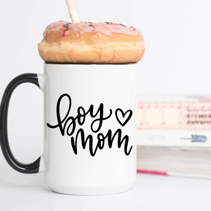 Boy Mom Kaffeetasse für den Großhandel von Blush and Bold Collective