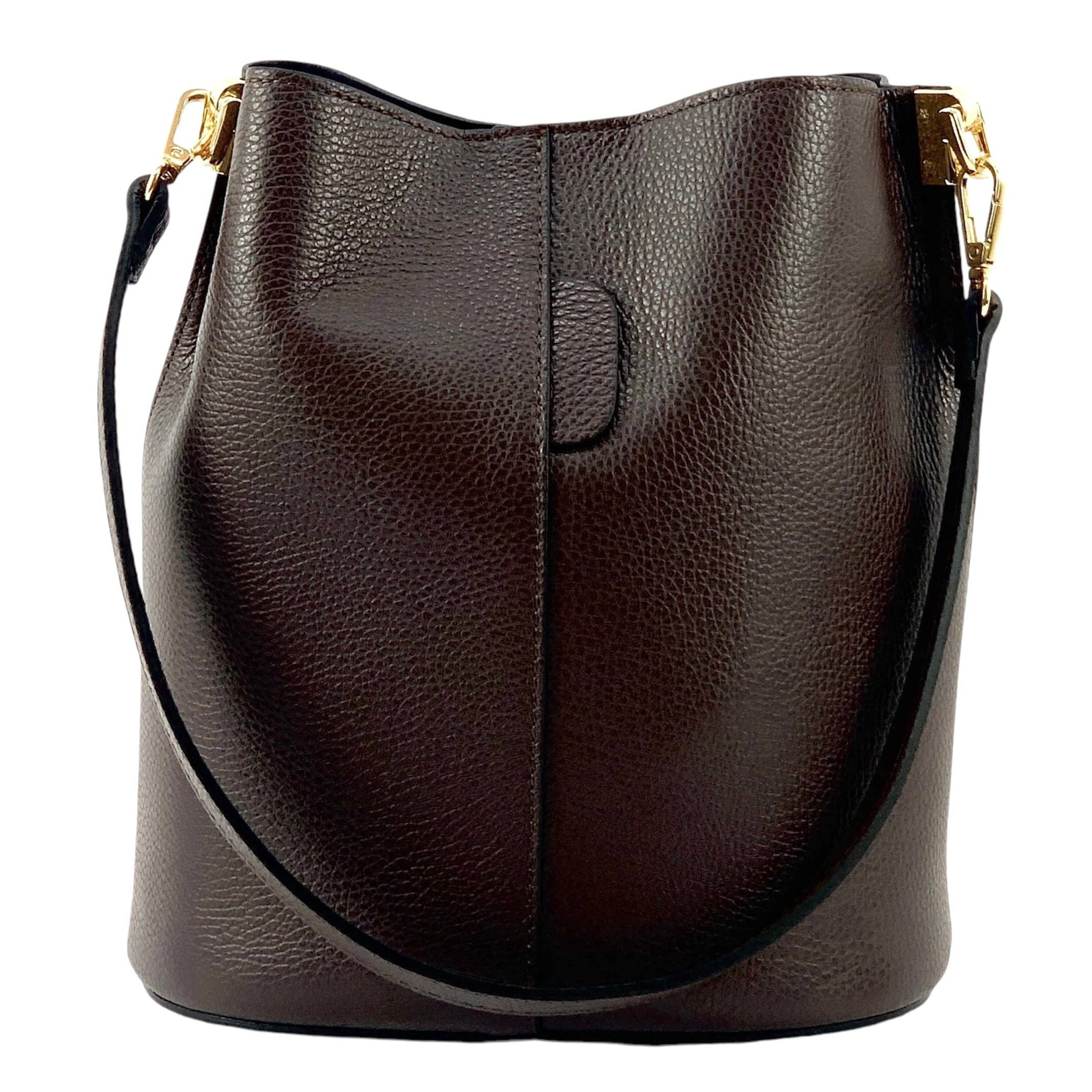 MODARNO - Venta al por mayor Bolso con correa - Mujer - Bolso tipo bucket Giulia de cuero Dollaro genuino MODARNO7