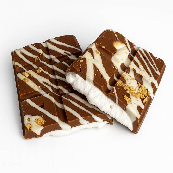 S'mores Chocolate Bar (Dubai Chocolate Bar) for wholesale by Astro Snacks