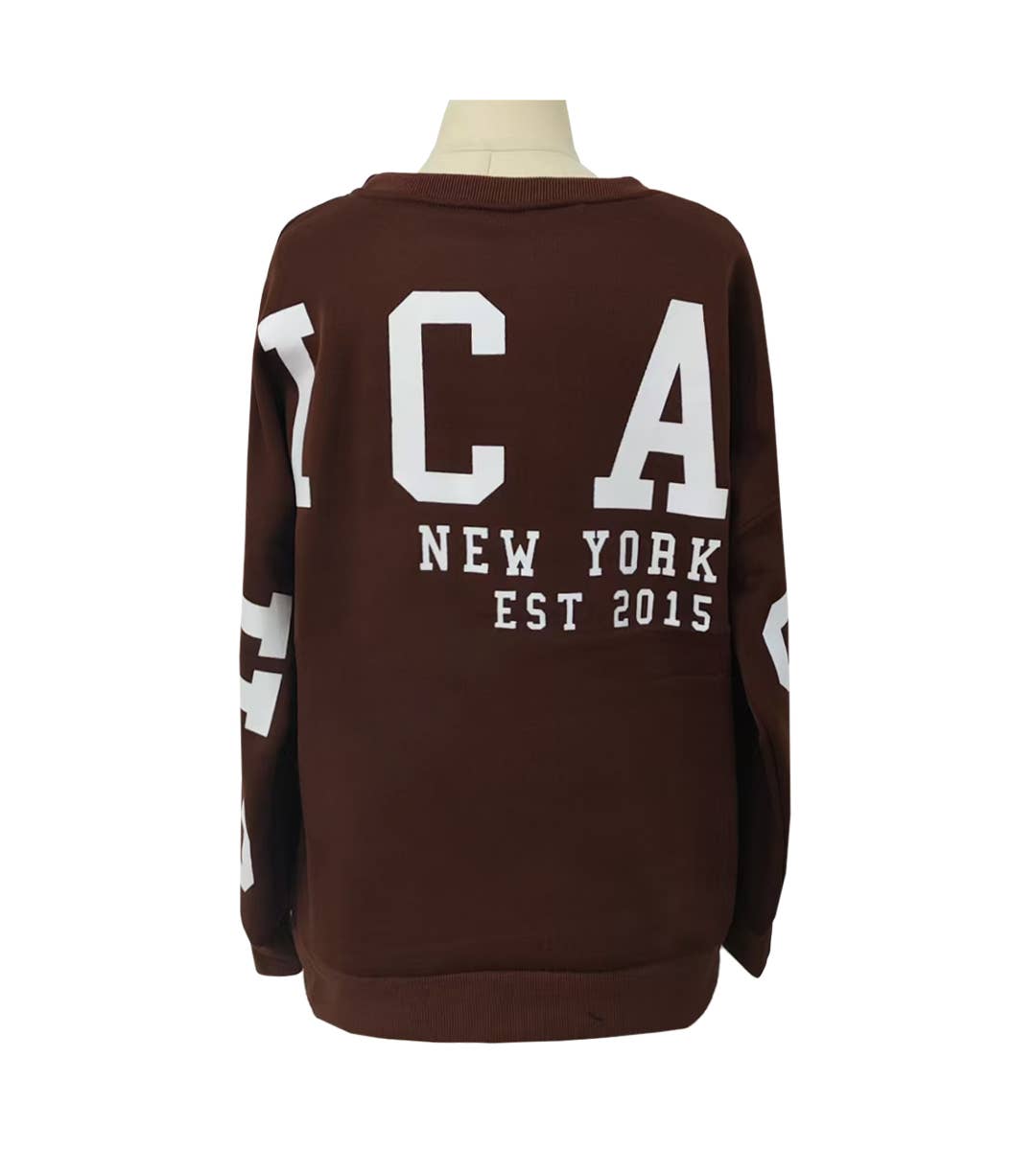 Rosa Clothing - Wholesale Sweatshirt - Women's - Thickened Top Long Sleeve Sweatshirt11