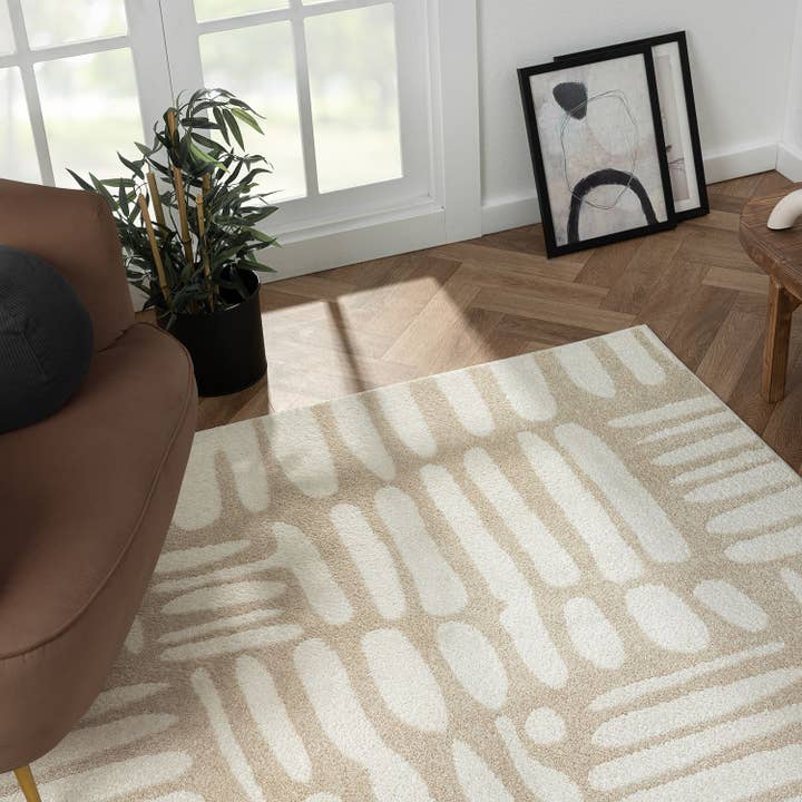 Abani Rugs - Venta al por mayor Alfombra pequeña - Alfombra moderna beige de área Nuevo de Abani Rugs6