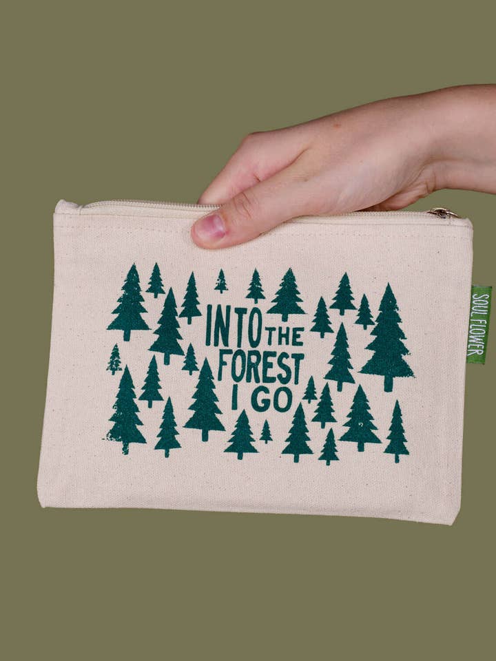 Bolsa Grande com Fecho para a Floresta por atacado de Soul Flower