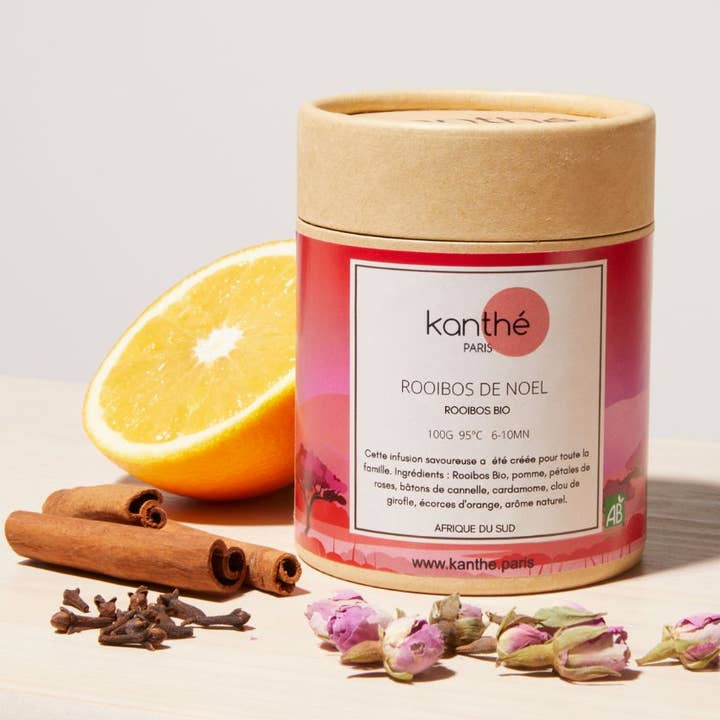 ROOIBOS NAVIDEÑOS - rooibos ecológicos - 90g para venta al por mayor de Kanthe