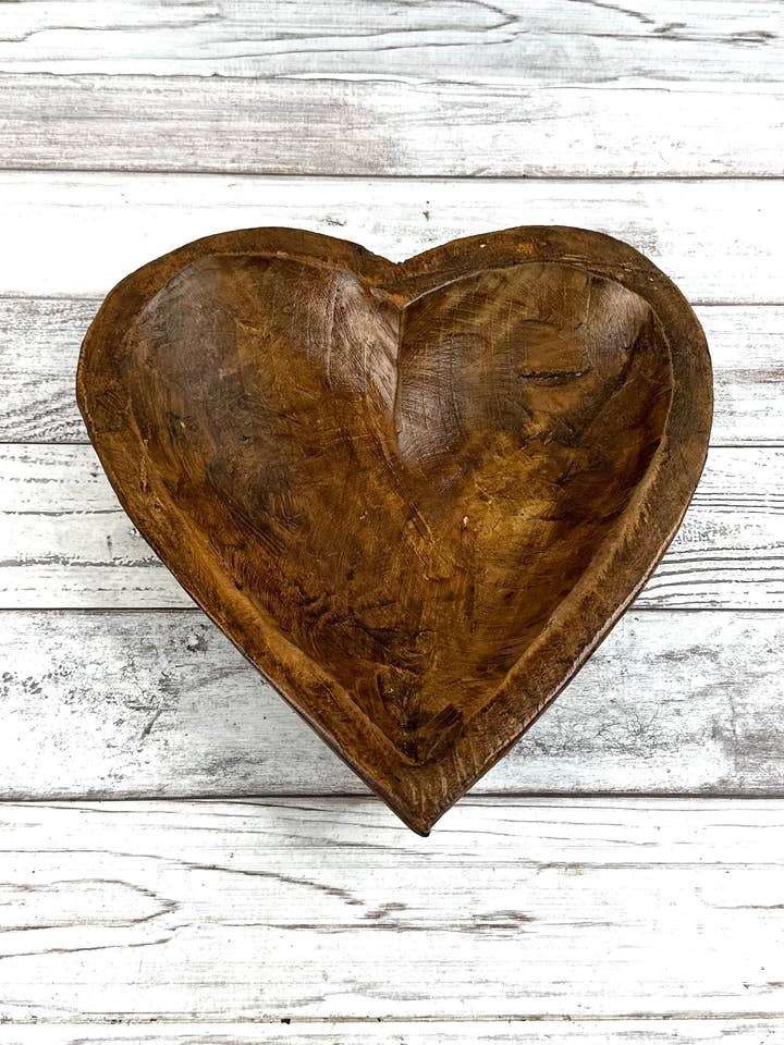 Baby Heart Dough Bowl Candle Ready for wholesale by VALENTINA IMPORTS INC