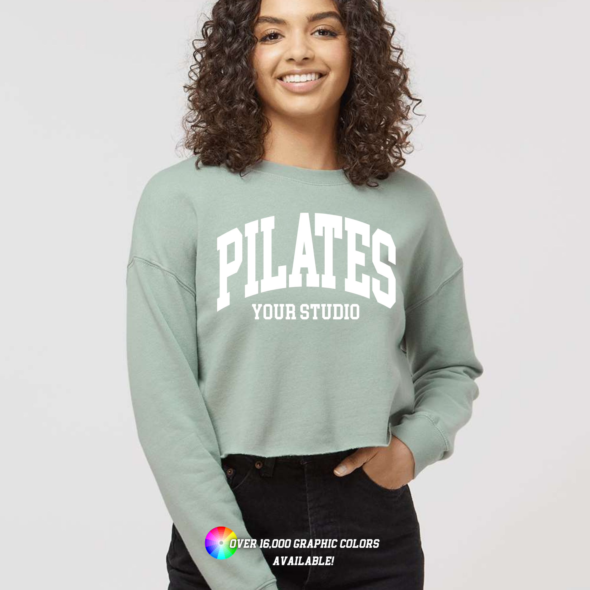 Faith & Life Christian Brands - Wholesale Graphic Sweatshirt - Women's - Custom Branded Logo Athletic Cropped Crewneck Sweatshirt4