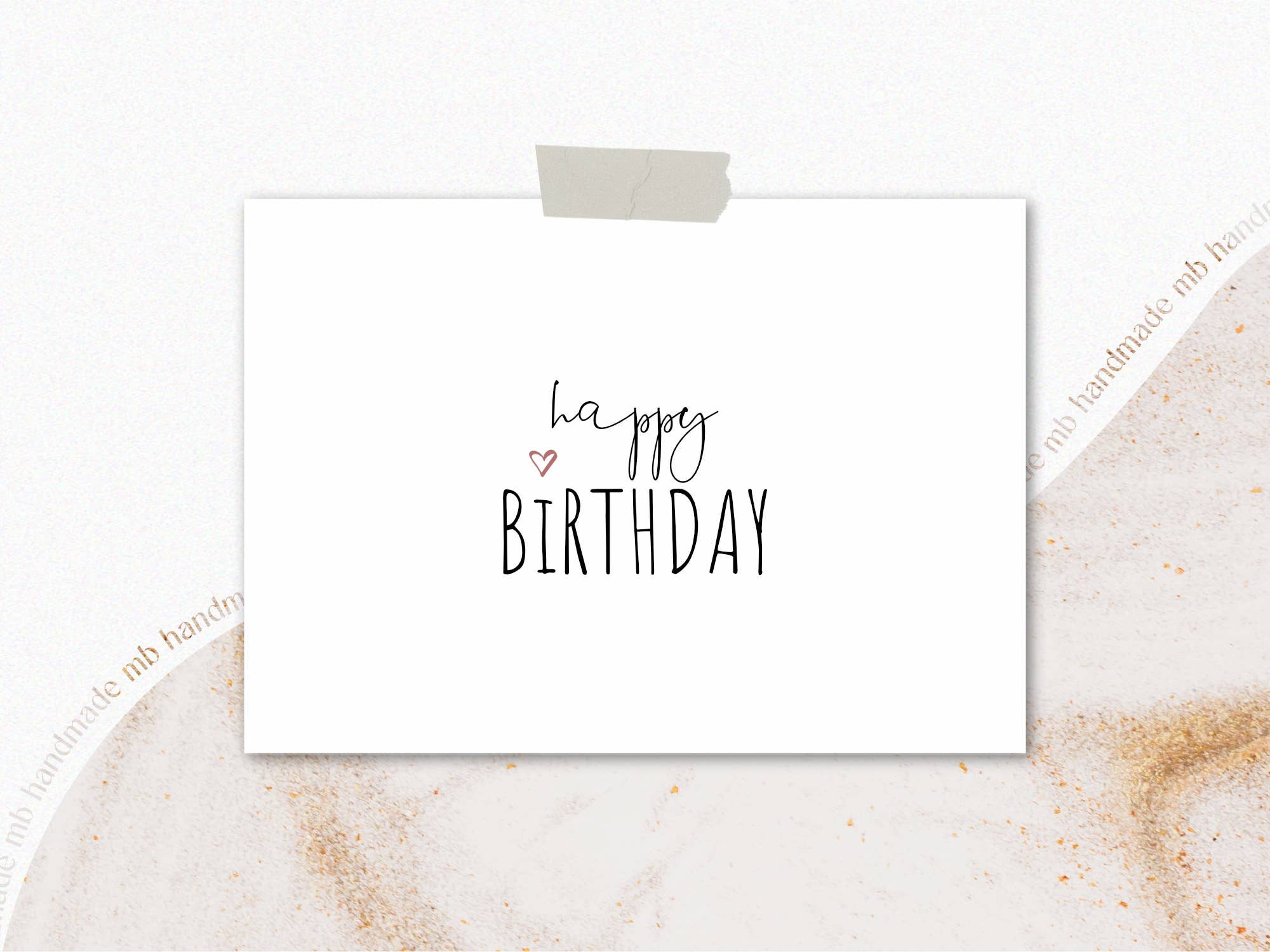 mb handmade - Wholesale Birthday Card - Happy birthday1
