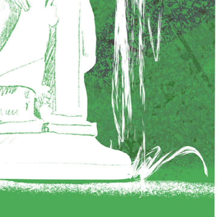 The Culture Curious - Wholesale Postcard - Dupont Circle + Cherry Blossoms postcard3