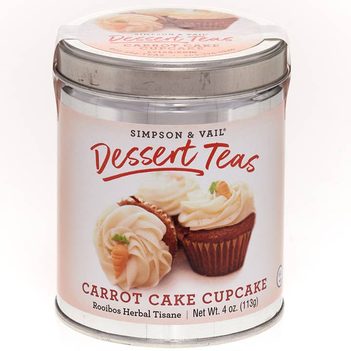 Worteltaart Cupcake Rooibos Kruidenthee - 4 Ounce Blik voor wholesale door Simpson & Vail