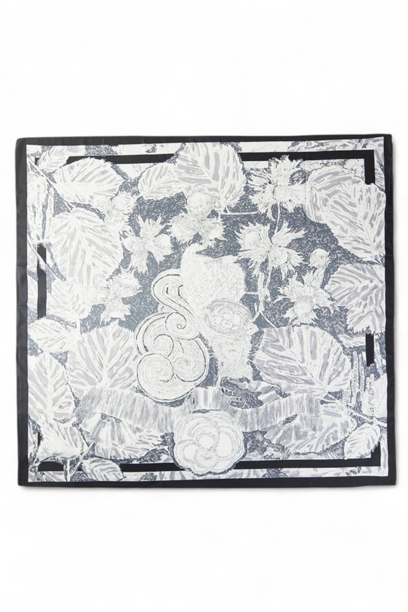 Artini Accessories - Wholesale Scarf - Women's - Floral Printed Silky Square Scarf0