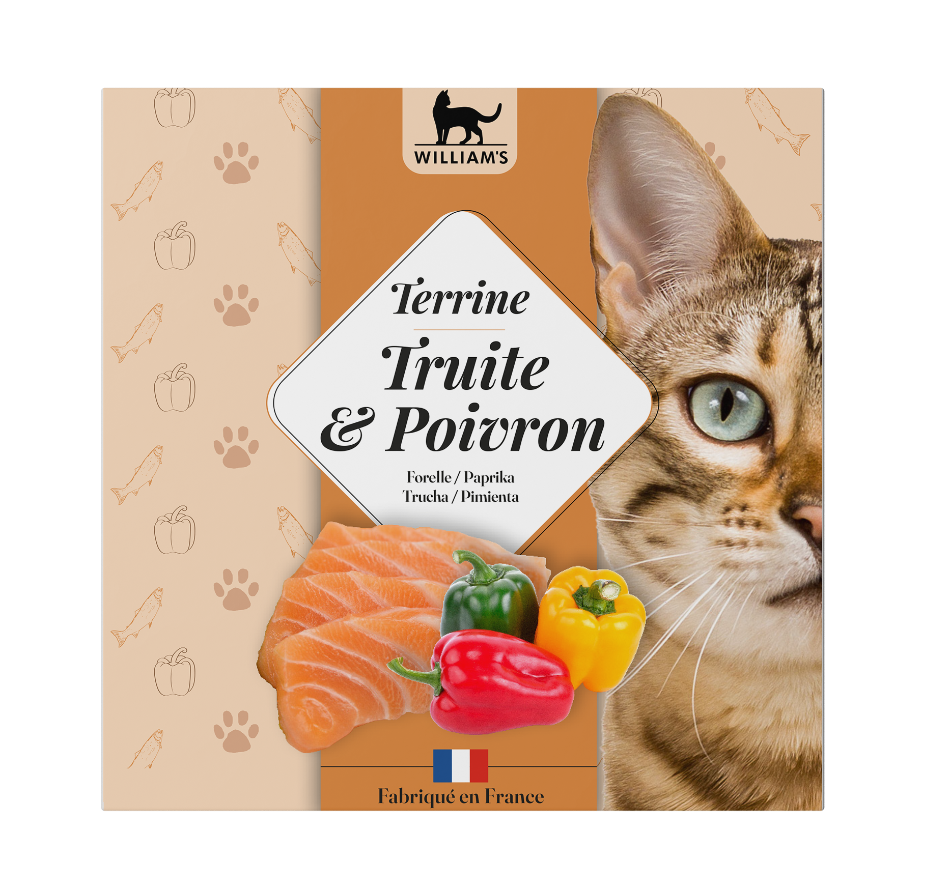 Bubimex - Wholesale Pet Food - Cat - CAT Tray Human Grade - Trout&Pepper 80g0