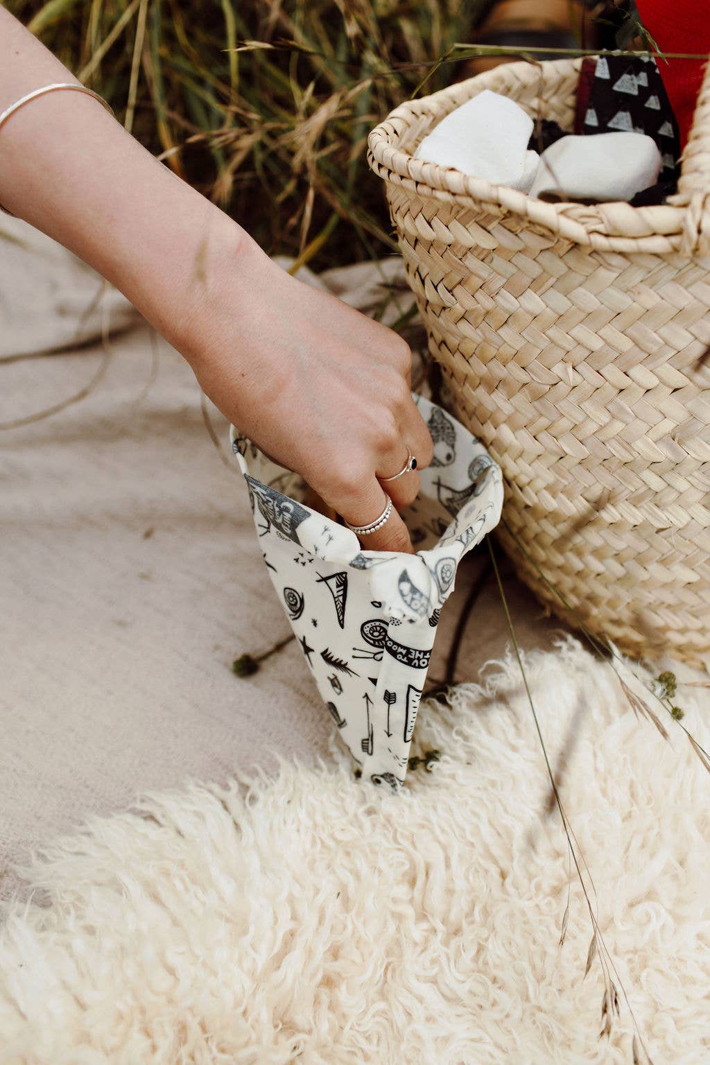 Goldilocks Goods - Wholesale Food Storage Wrap/Bag - Reusable Beeswax Food Wraps: Camping Adventure Set of 33