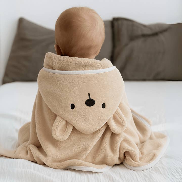 PUFFI - Wholesale Hooded Towel - Kids & Baby - Baby Towel – Beige1