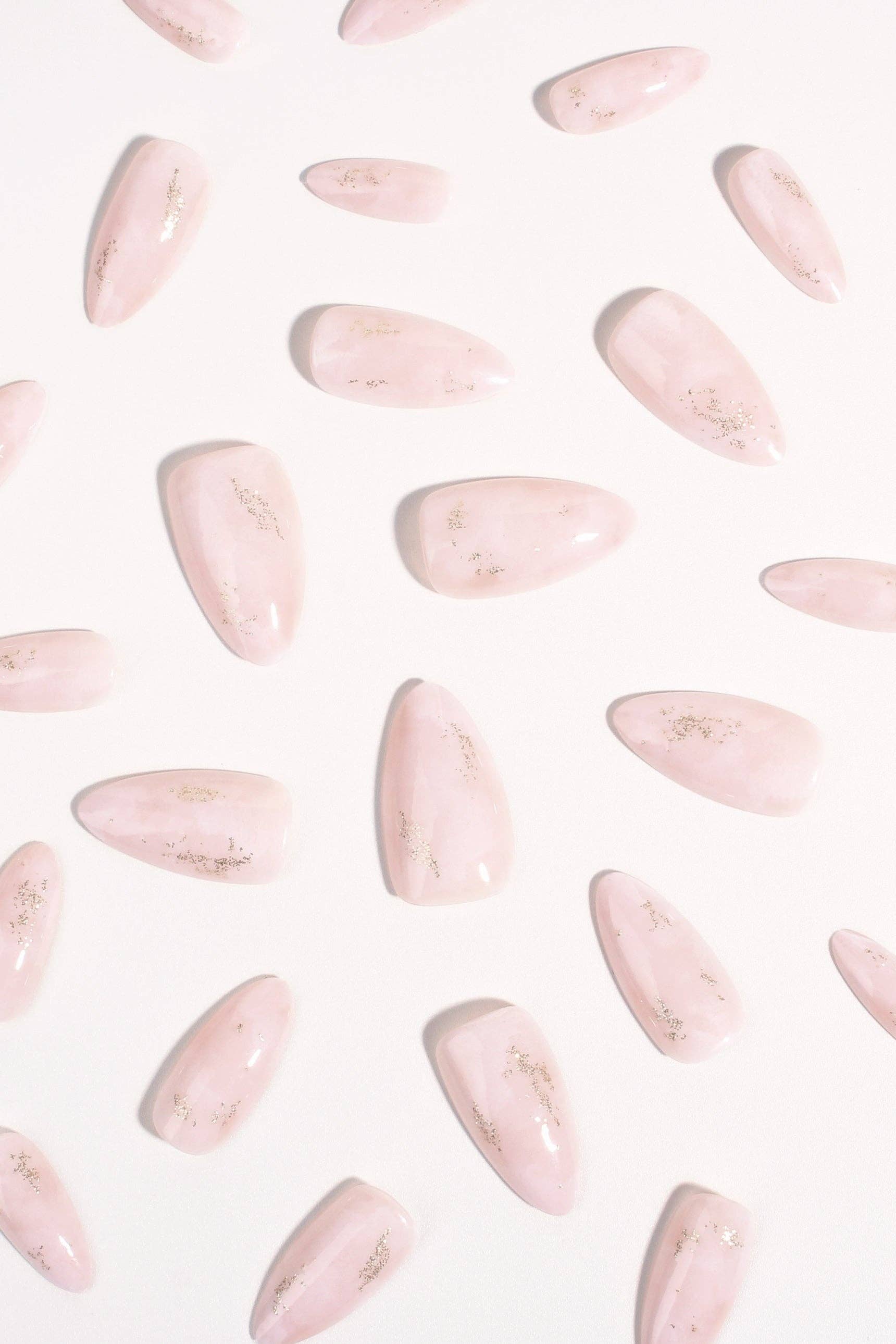 Bonmuz - Wholesale Press-On/Fake Nails - Hushed Shimmer | Soft & Durable Press-On Nails2