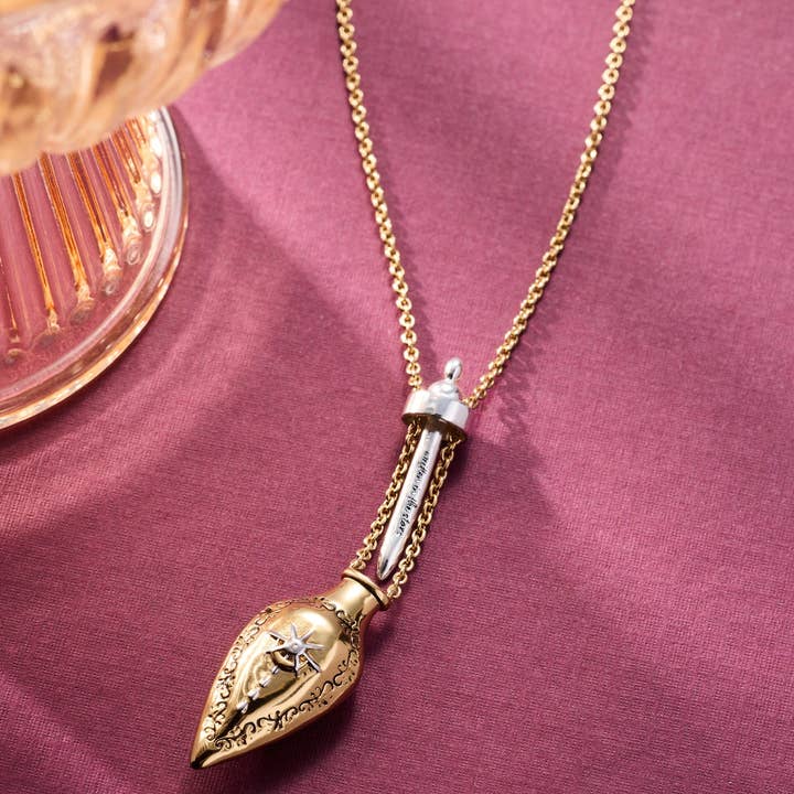 Alex and Ani - Wholesale Pendant/Charm Necklace - 'Written in the Stars' Potion Bottle Slider Necklace1