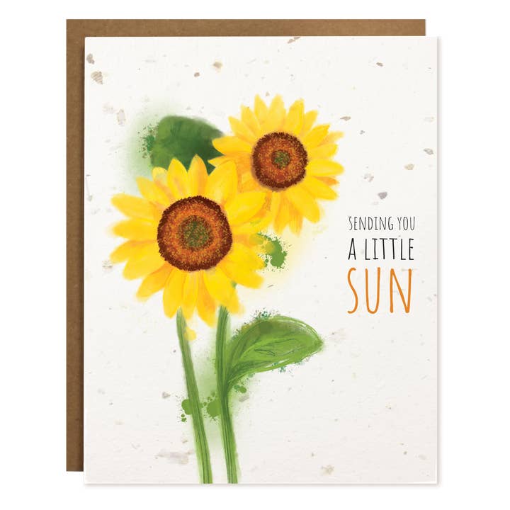 The Card Bureau - Wholesale Everyday Greeting Card - TOKA | A Little Sun | Plantable Card