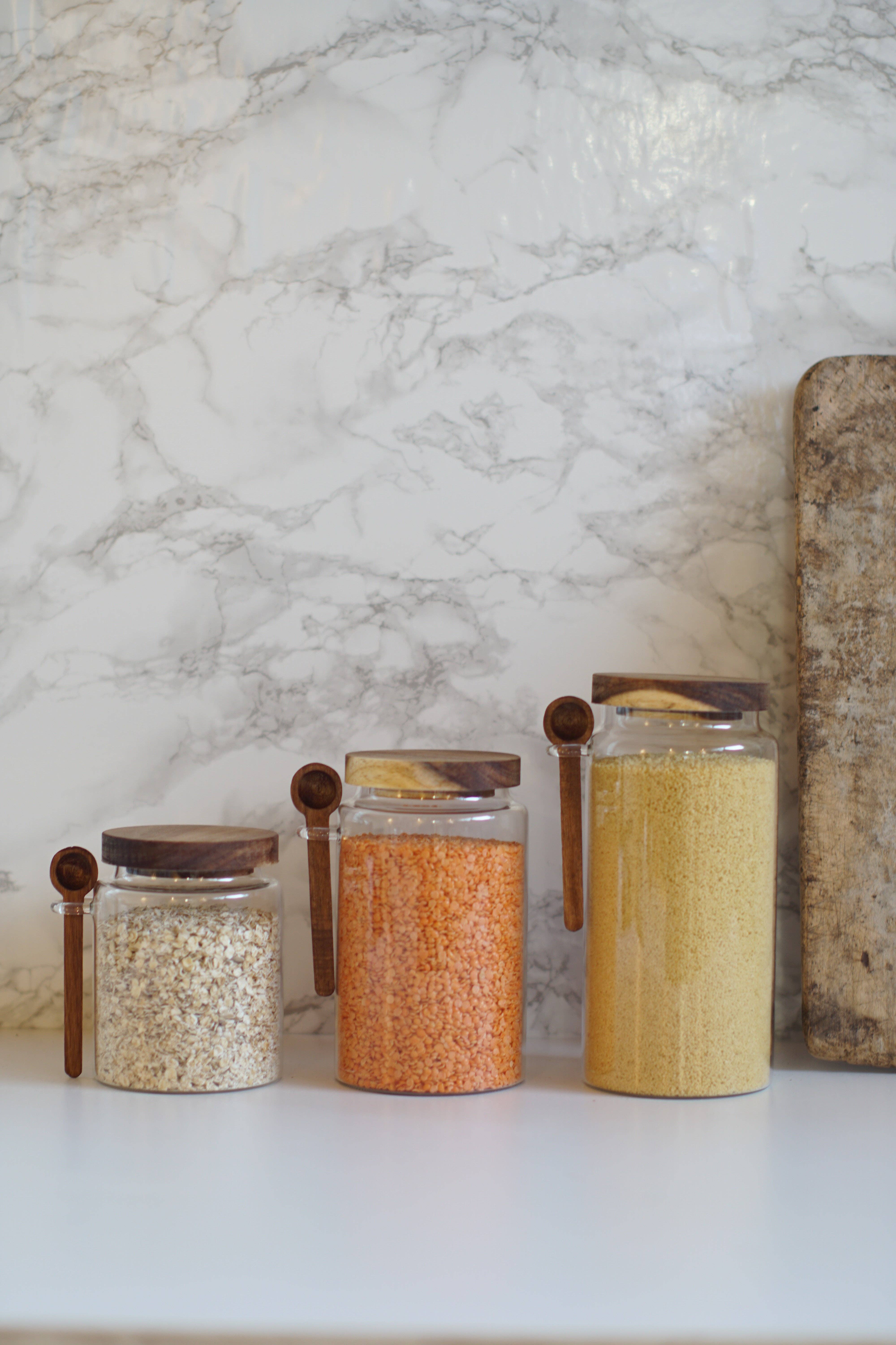 So At Nature - Venta al por mayor Recipientes para alimentos - Frascos de vidrio para alimentos con tapa hermética - 600 ml, 1,0 L, 1,2 L4