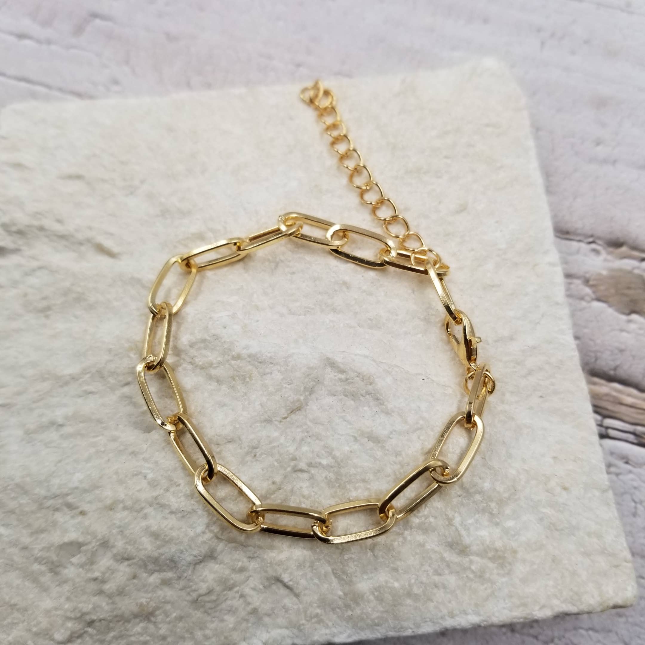 Treasure Wholesale - Vente Bracelets maillon et chaîne - Bracelet chaîne trombone0