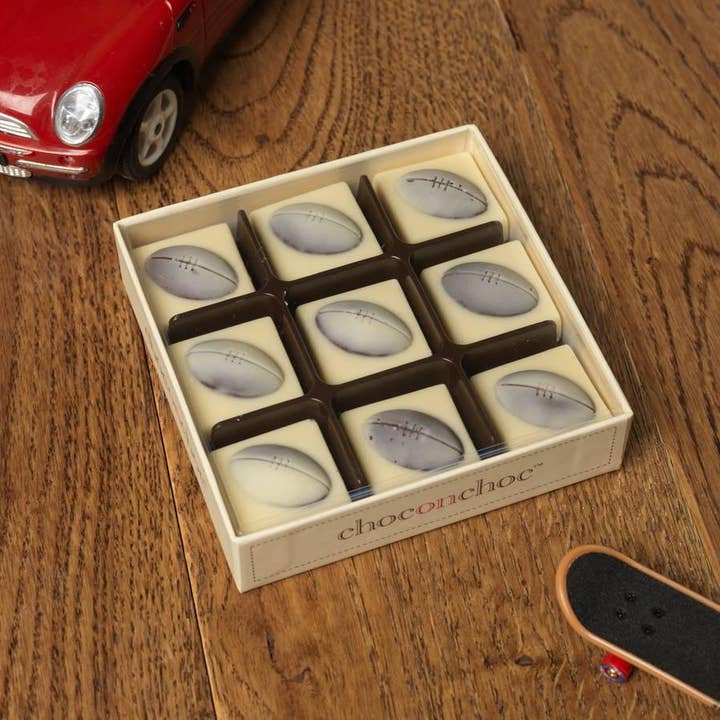 Choc on Choc – wholesale Chocolate box – Chocolate Rugby Balls2