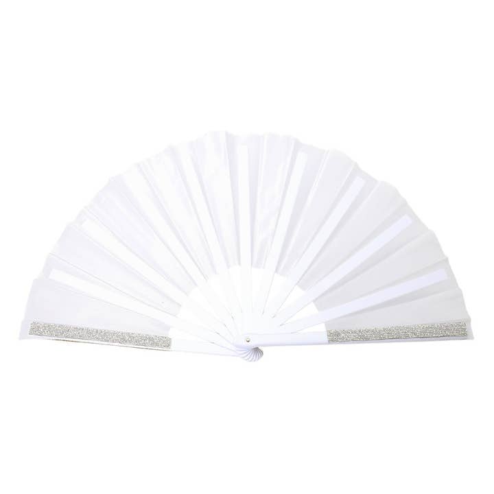 Sensibling Corp. - Wholesale Handheld Folding Fan - Bling Studded Folding Line Dance Hand Fan22