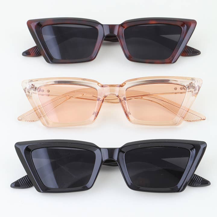 Chic Geometric Cateye Sunglasses for wholesale by 3AM BY H&D ACCESSORIES
