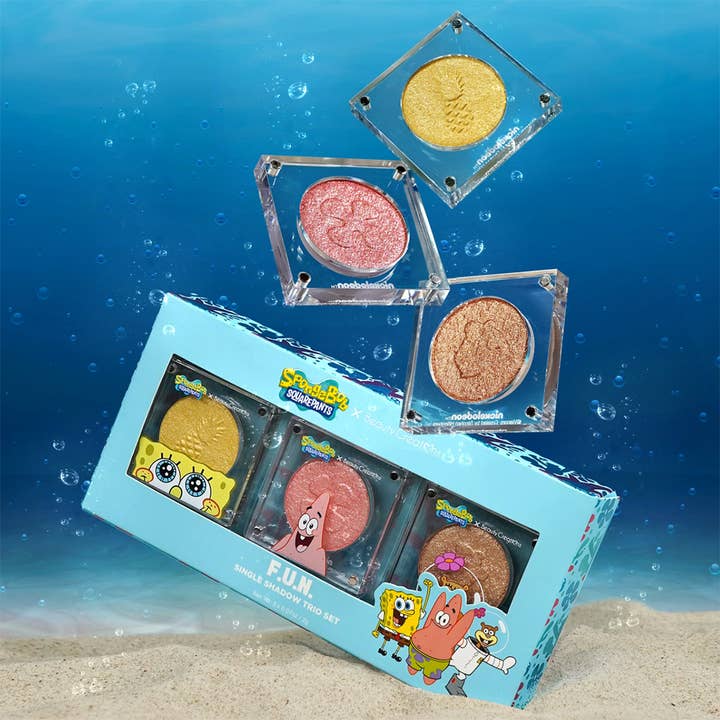 BEAUTY CREATIONS X SPONGEBOB F U N SINGLE EYESHAD, SBSP TJ3 for wholesale by JOIA ACCESSORIES