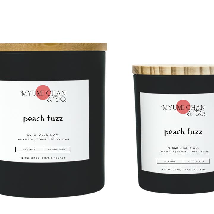 Myumi Chan & Co. - Wholesale Jar/Filled Candle - Peach Fuzz2