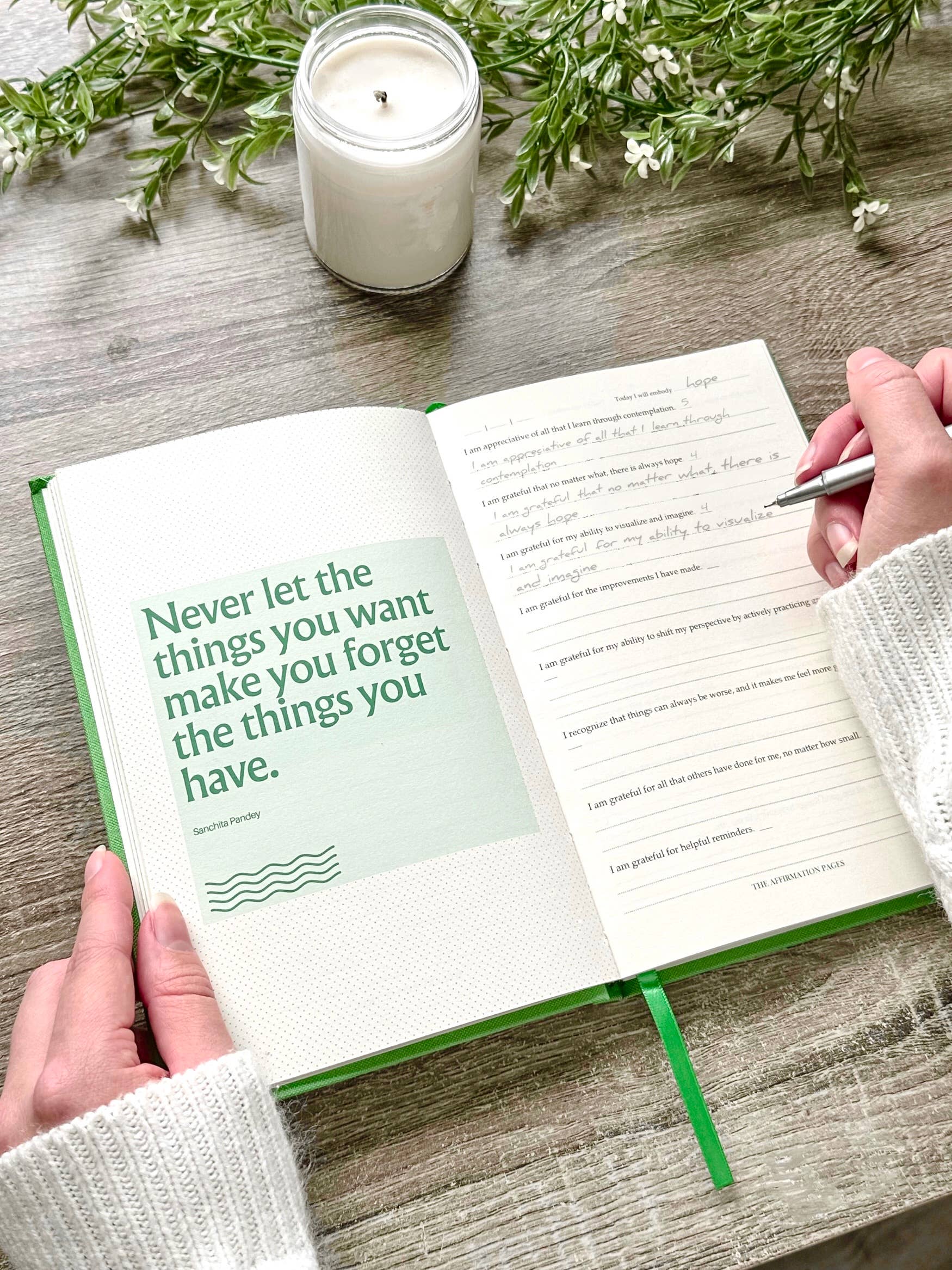 Summer Mind – wholesale Journal/diary – The Affirmation Pages: Gratitude Journal8