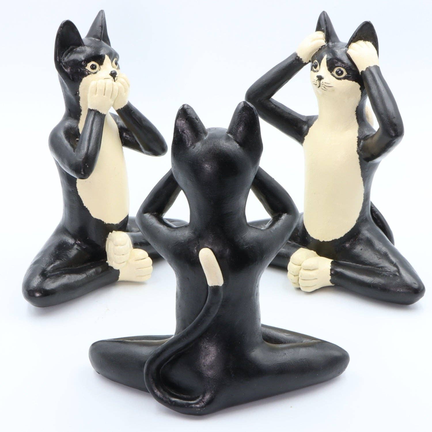 Bentley & Bo - Wholesale Decorative Figurine - Three Wise Cats1
