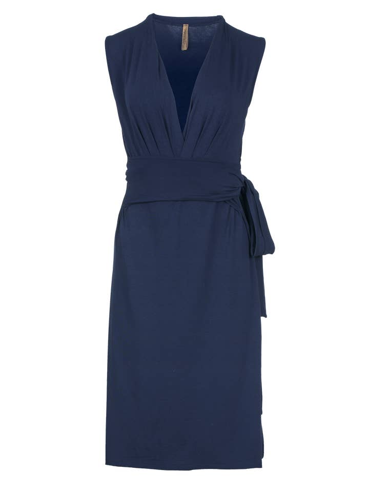 Vestido Empire Line sin mangas para venta al por mayor de conquista