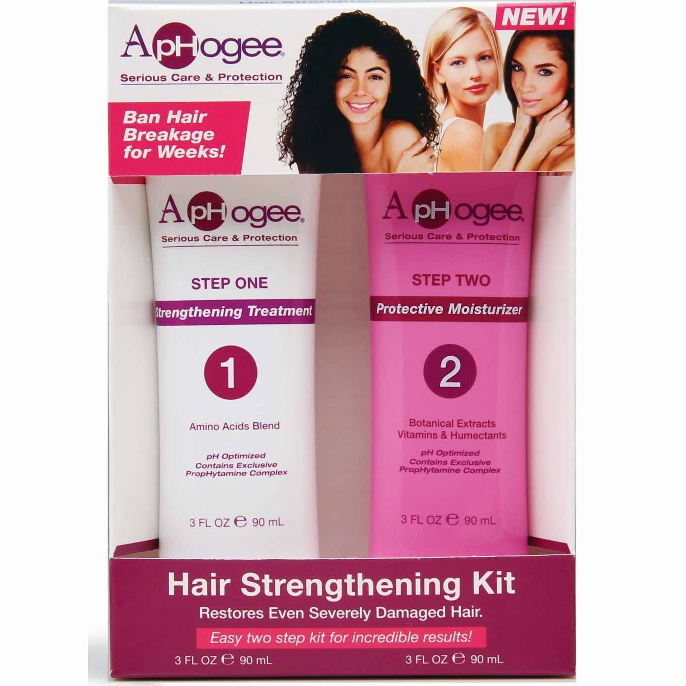 II Sisters Beauty Supply - Vendita all'ingrosso Gel/Mousse per acconciature - Kit Rinforzante per Capelli Aphogee 2 Pezzi0