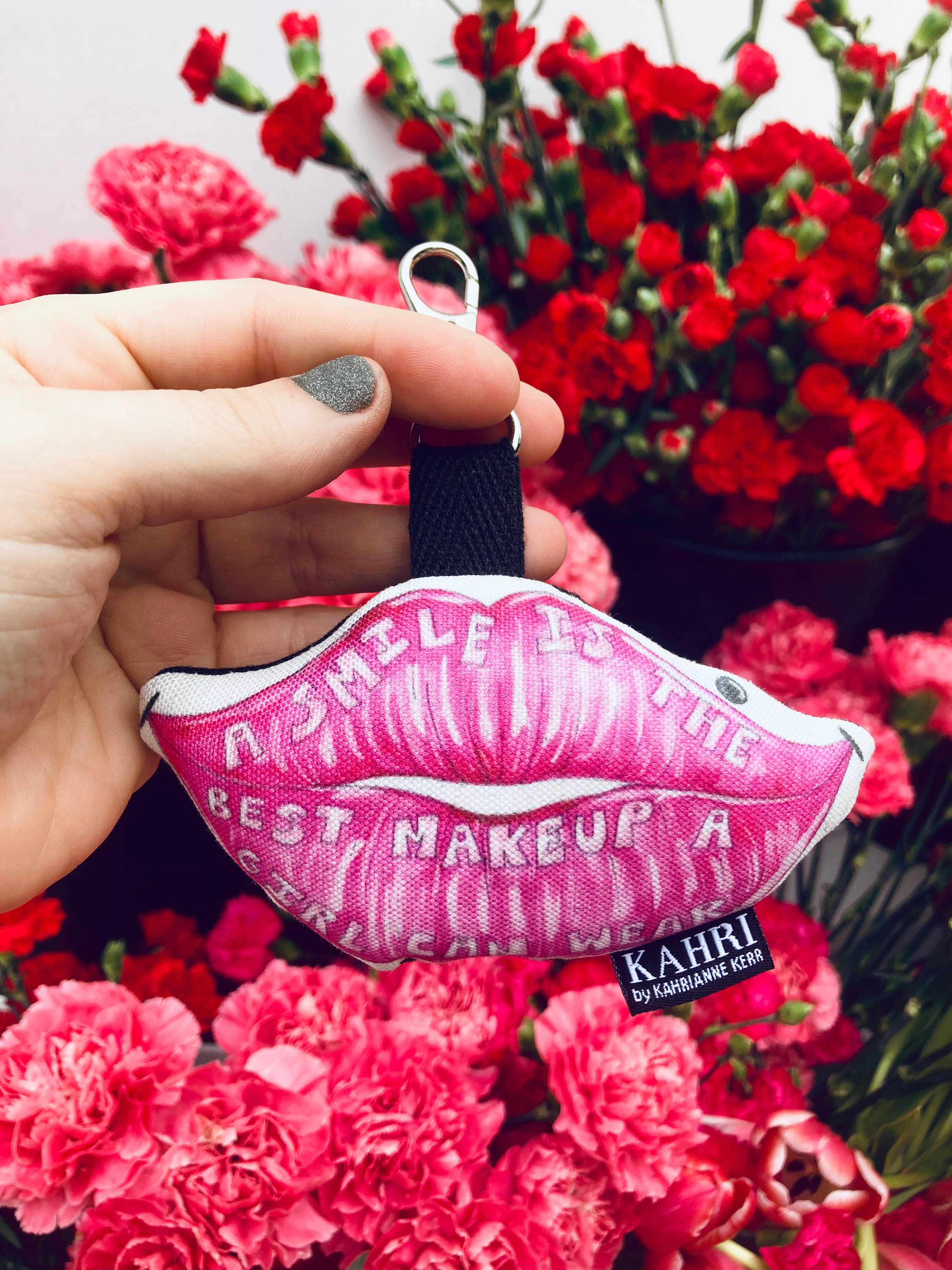 KAHRI - Wholesale Purse/Bag Accessory - Women's - Mini Pink Lips Bag Charm3