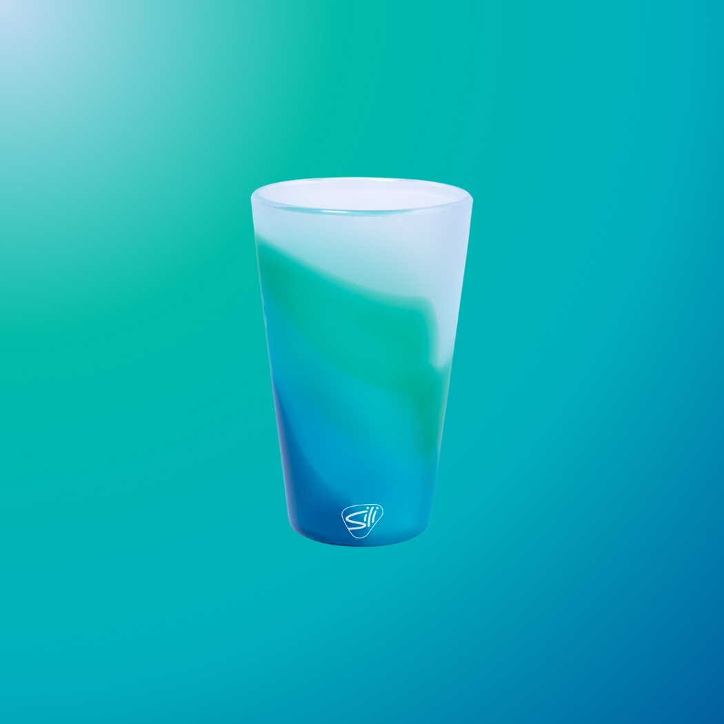 Silipint - Wholesale Drinking Glass/Cup - 16 oz Silipint Silicone Pint Cup - Mountain Air1
